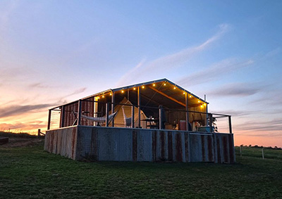 Kilbirnie Peak: Luxury bell tent glamping in central Victoria